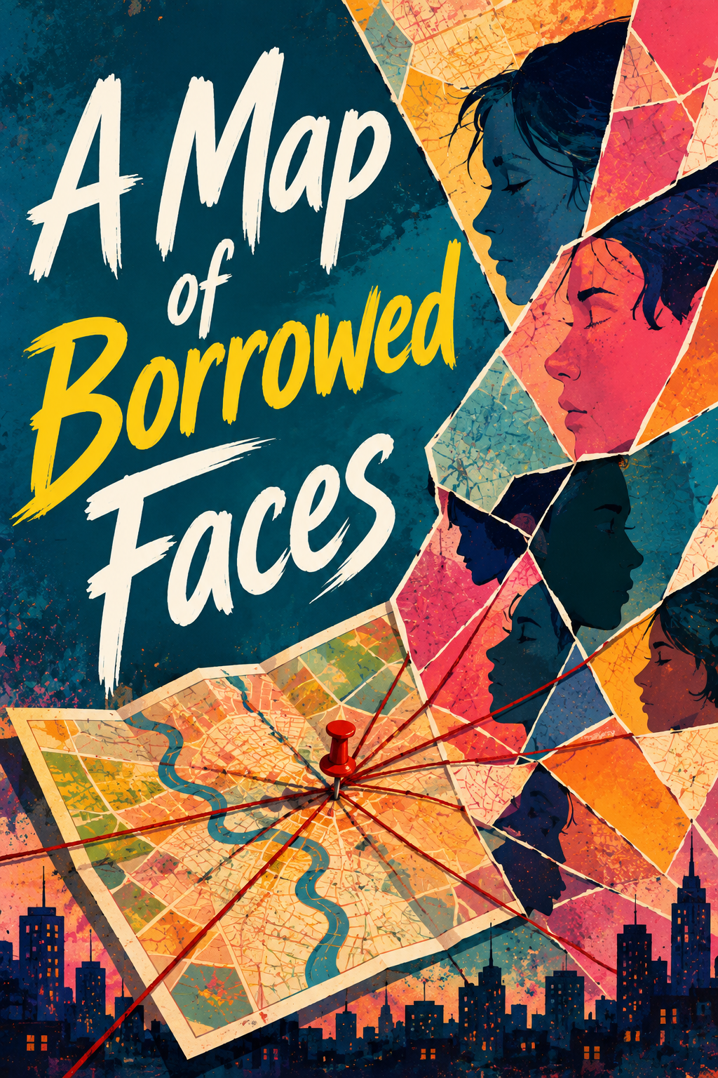 Cover of A Map of Borrowed Faces